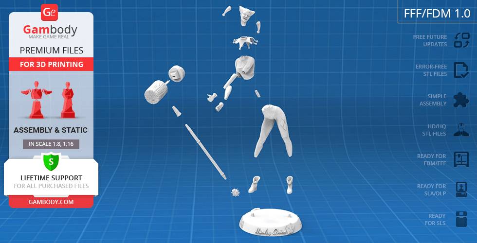 P站图纸印象馆 Gambody DC漫画 哈莉·奎茵 Gambody DC漫画 哈莉·奎茵