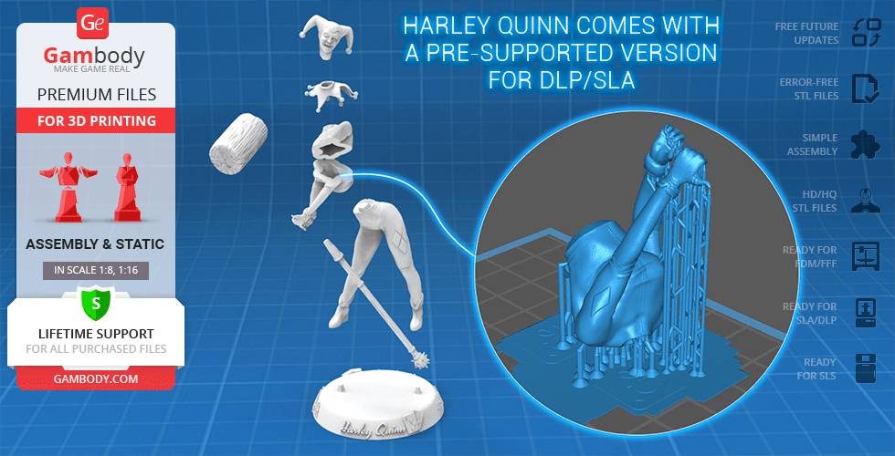 P站图纸印象馆 Gambody DC漫画 哈莉·奎茵 Gambody DC漫画 哈莉·奎茵