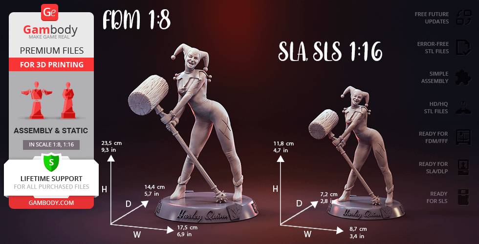 P站图纸印象馆 Gambody DC漫画 哈莉·奎茵 Gambody DC漫画 哈莉·奎茵