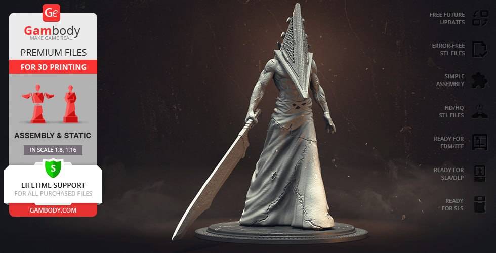 P站图纸印象馆 Gambody 寂静岭 三角头 Gambody 寂静岭 三角头