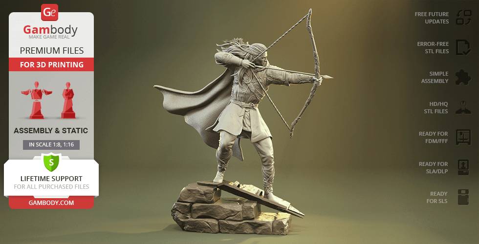 P站图纸印象馆 Gambody 指环王 精灵王子 Gambody 指环王 精灵王子