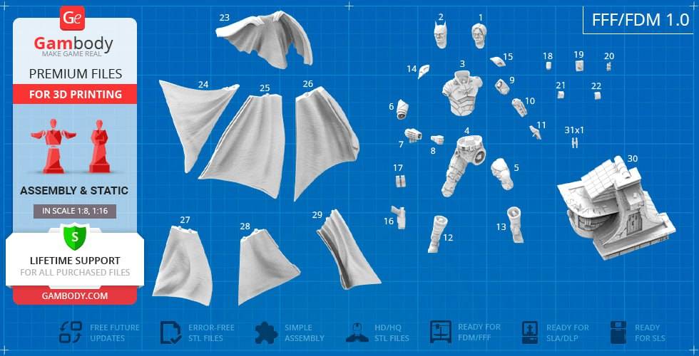 P站图纸印象馆 Gambody DC漫画 蝙蝠侠 Gambody DC漫画 蝙蝠侠