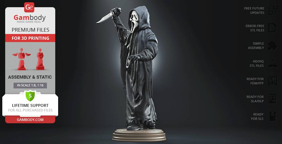 P站图纸印象馆 Gambody 惊声尖叫 鬼面 Gambody 惊声尖叫 鬼面