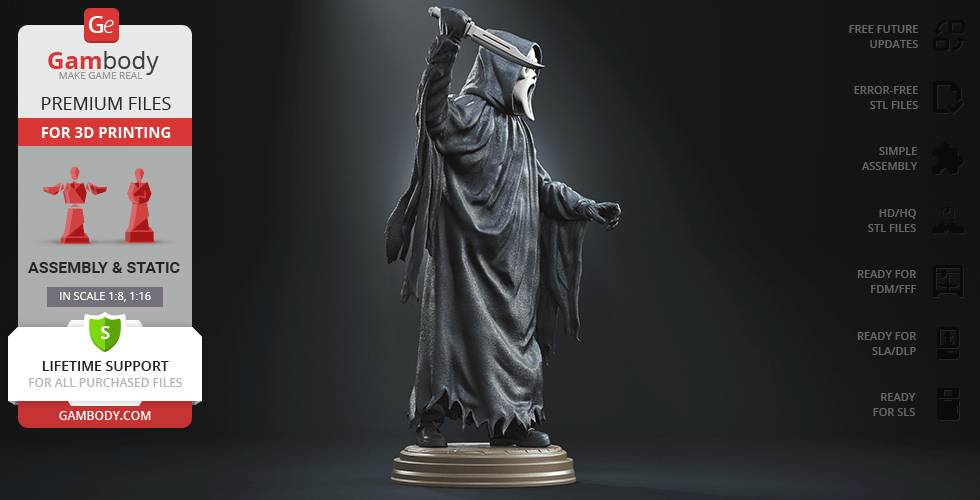 P站图纸印象馆 Gambody 惊声尖叫 鬼面 Gambody 惊声尖叫 鬼面