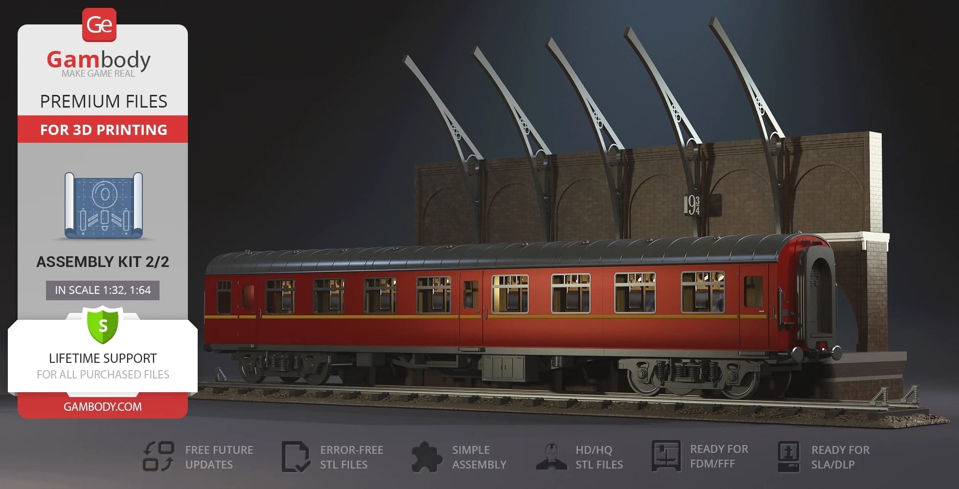 P站图纸印象馆 Gambody 哈利·波特 霍格沃茨特快列车 Gambody 哈利·波特 霍格沃茨特快列车