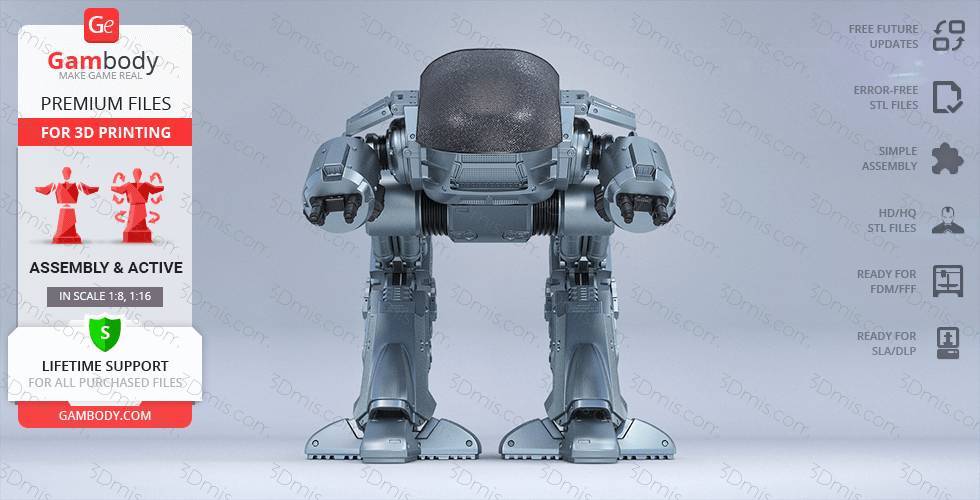 Gambody 机械战警 ED-209机器人