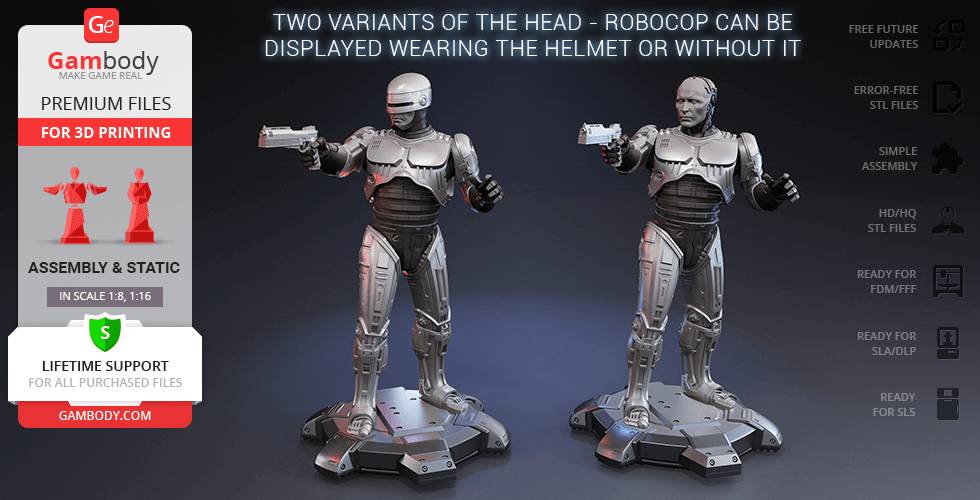 P站图纸印象馆 Gambody 机器战警 Gambody 机器战警