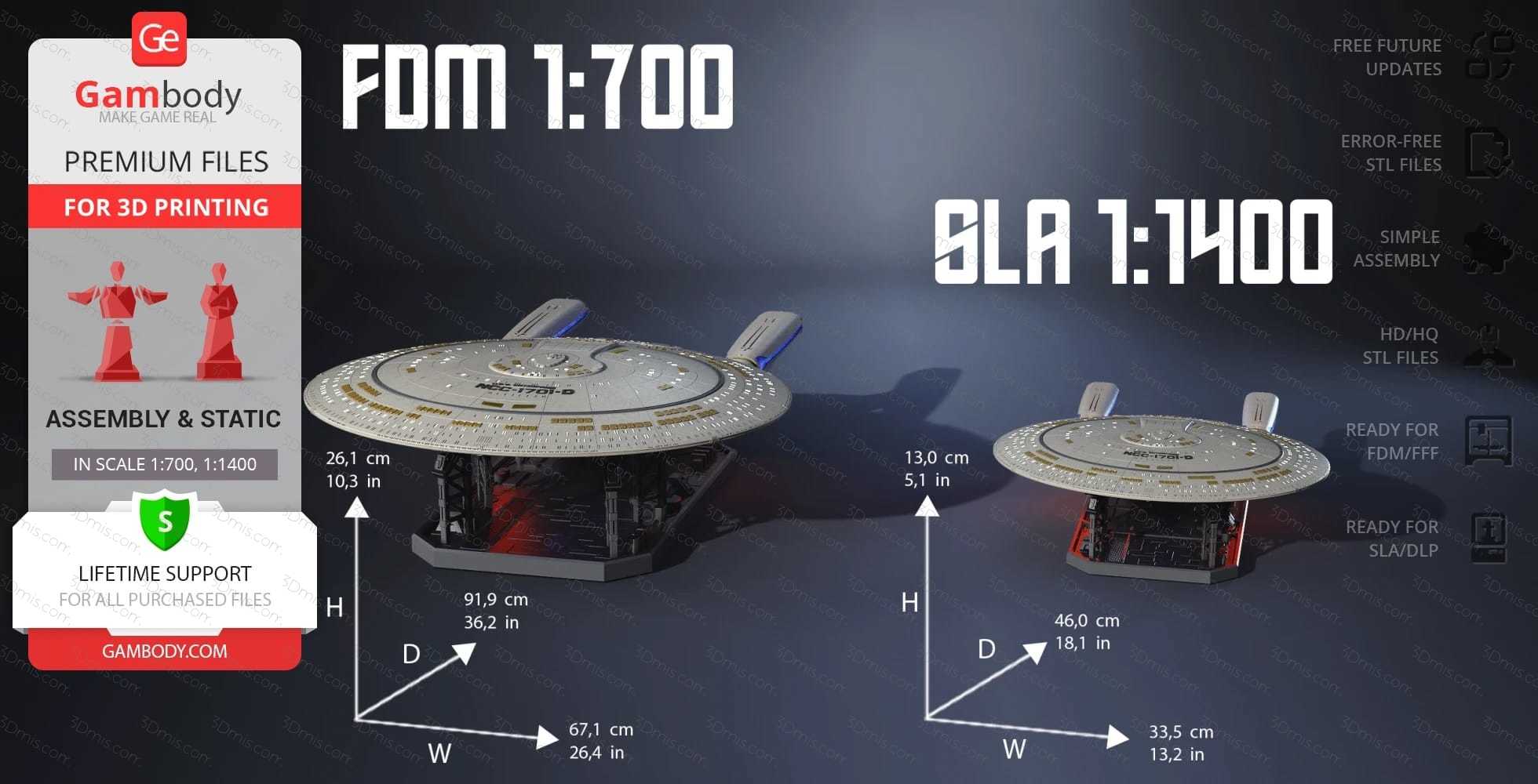 Gambody 星际迷航 联邦星舰企业号