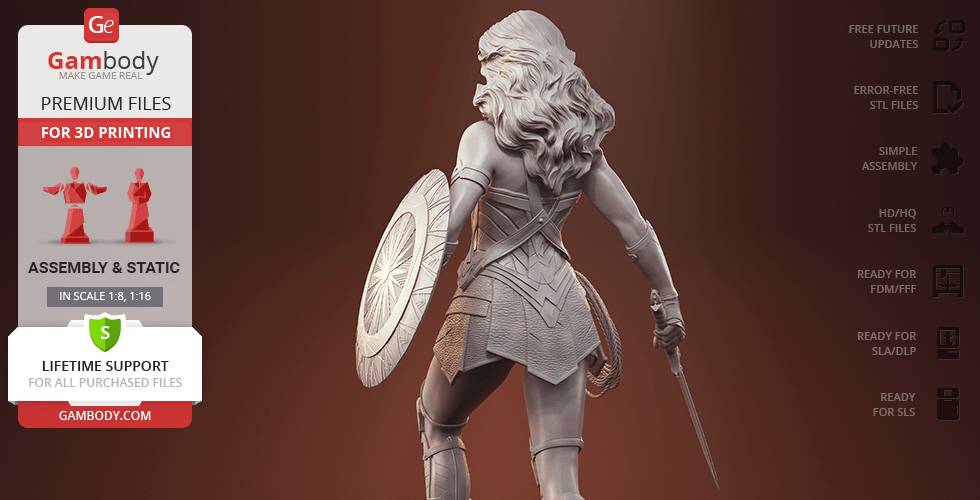 P站图纸印象馆 Gambody DC漫画 神奇女侠 Gambody DC漫画 神奇女侠