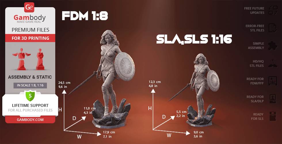 P站图纸印象馆 Gambody DC漫画 神奇女侠 Gambody DC漫画 神奇女侠