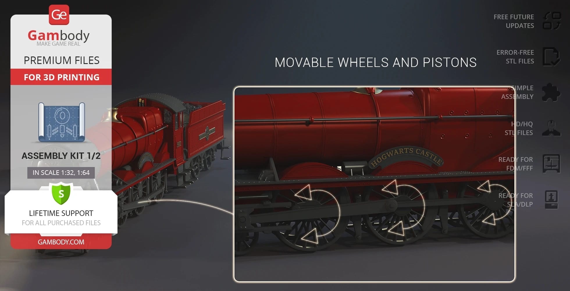 P站图纸印象馆 Gambody 哈利·波特 霍格沃茨特快列车 Gambody 哈利·波特 霍格沃茨特快列车