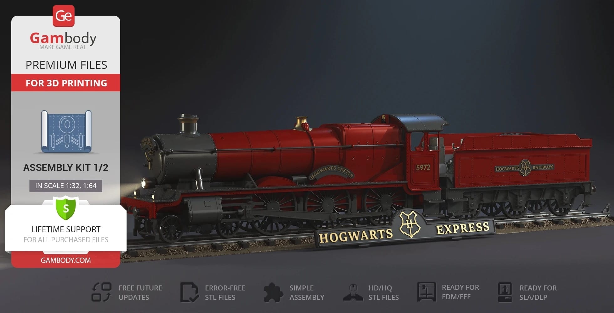 P站图纸印象馆 Gambody 哈利·波特 霍格沃茨特快列车 Gambody 哈利·波特 霍格沃茨特快列车