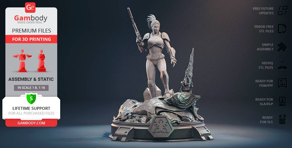 P站图纸印象馆 Gambody 星际争霸 幽灵Ghost Gambody 星际争霸 幽灵Ghost