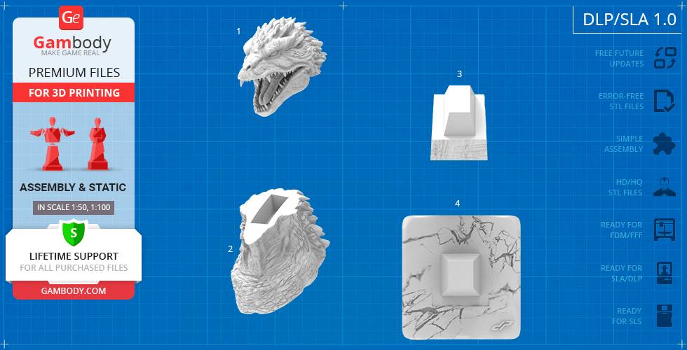 P站图纸印象馆 Gambody 哥斯拉 Gambody 哥斯拉