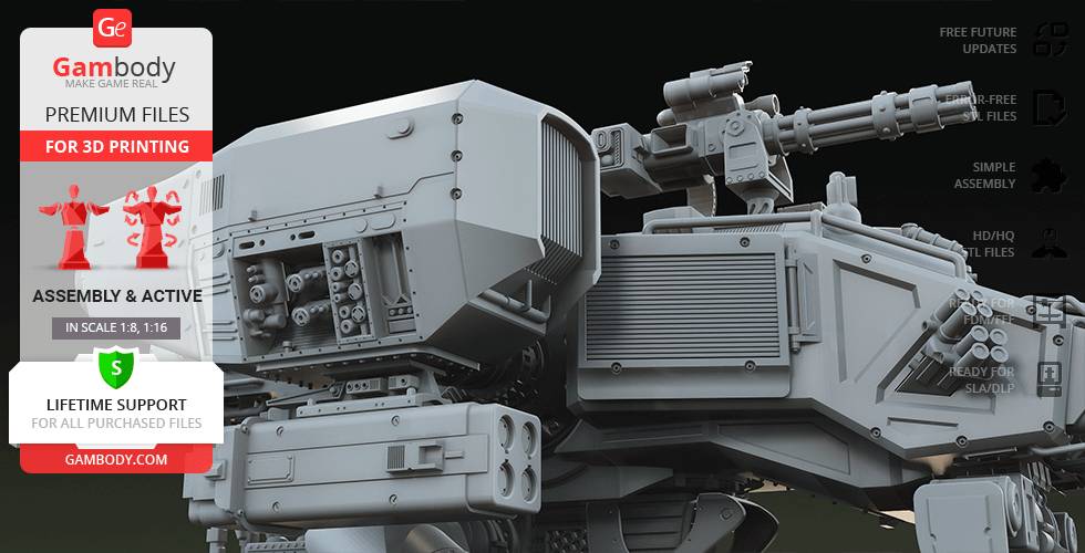 P站图纸印象馆 Gambody Moose机甲 Gambody Moose机甲