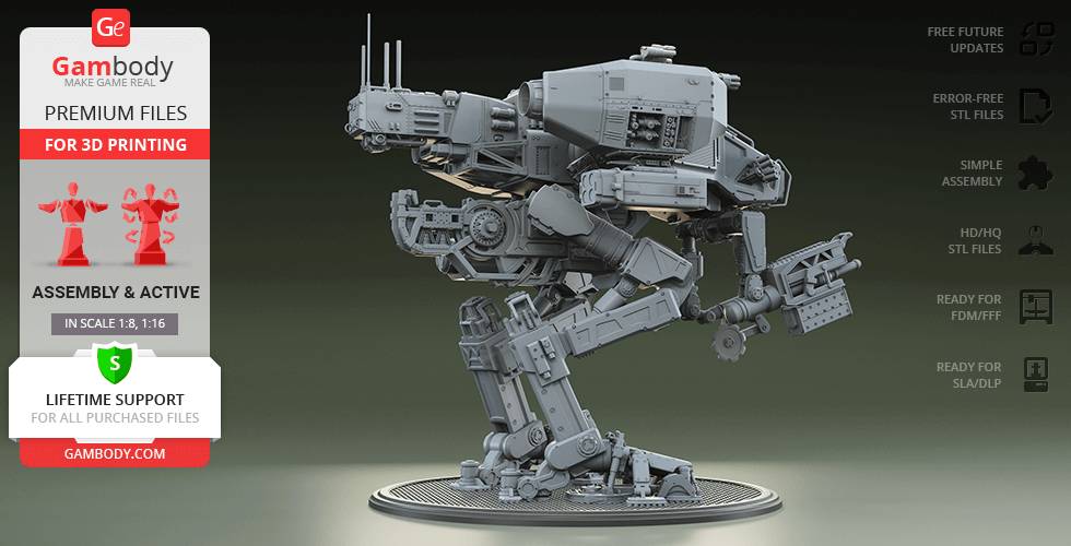 P站图纸印象馆 Gambody Moose机甲 Gambody Moose机甲