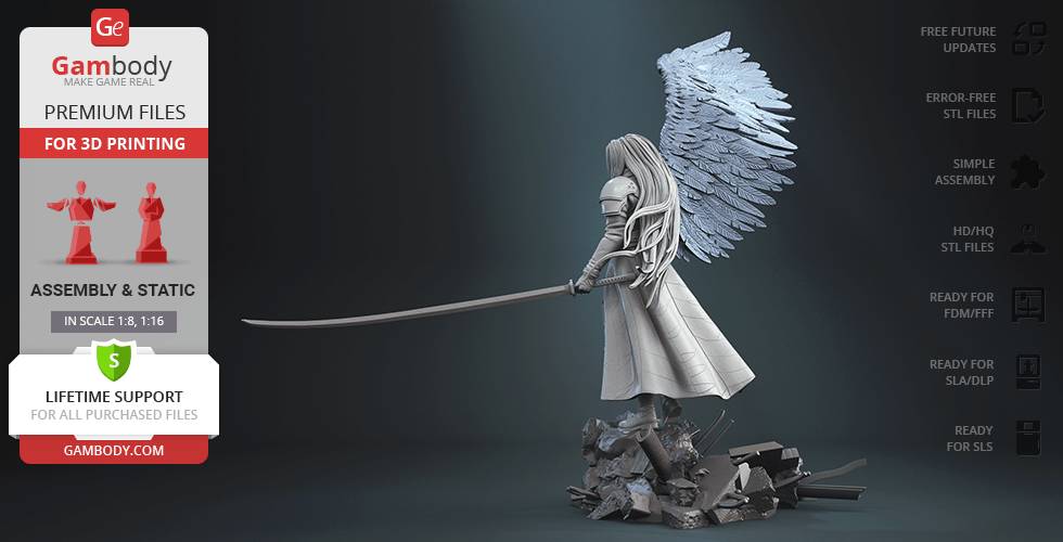 P站图纸印象馆 Gambody 最终幻想 萨菲罗斯 Gambody 最终幻想 萨菲罗斯