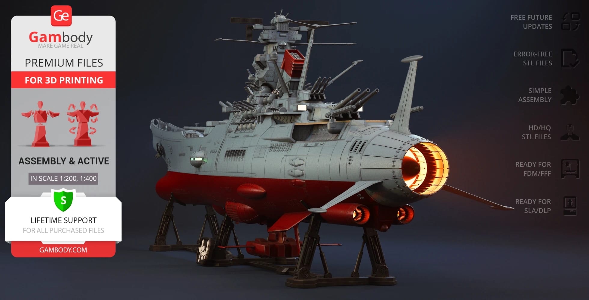 P站图纸印象馆 Gambody 宇宙战舰大和号 Gambody 宇宙战舰大和号