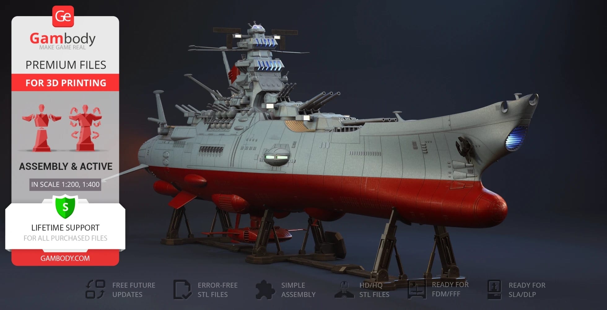 P站图纸印象馆 Gambody 宇宙战舰大和号 Gambody 宇宙战舰大和号