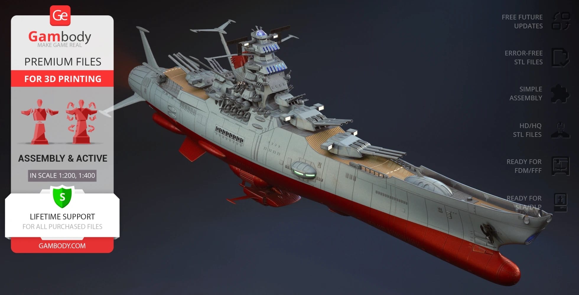 P站图纸印象馆 Gambody 宇宙战舰大和号 Gambody 宇宙战舰大和号