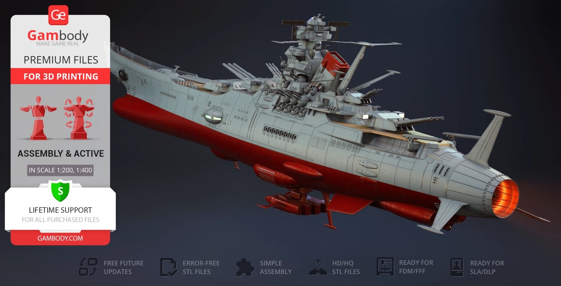 P站图纸印象馆 Gambody 宇宙战舰大和号 Gambody 宇宙战舰大和号