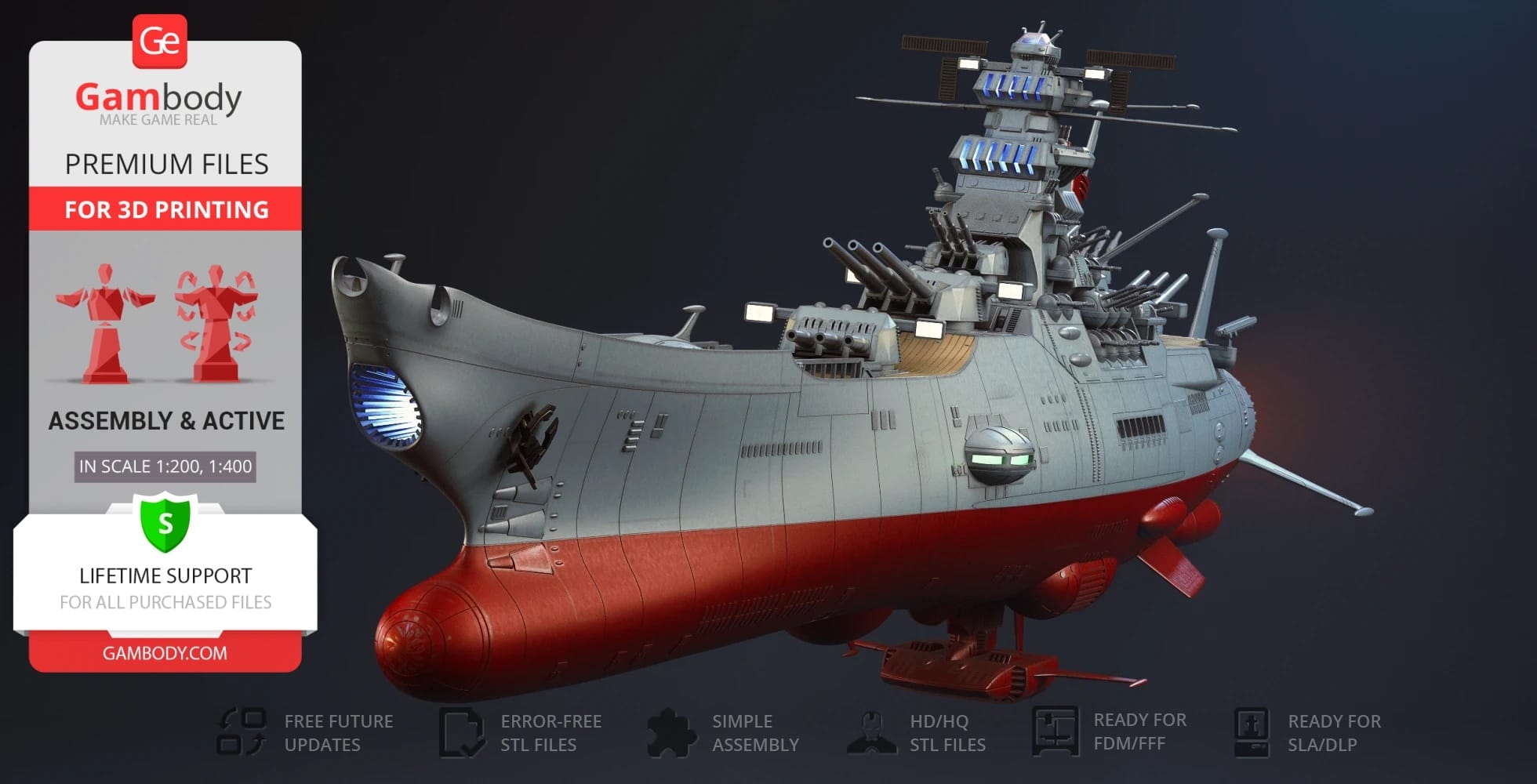 P站图纸印象馆 Gambody 宇宙战舰大和号 Gambody 宇宙战舰大和号