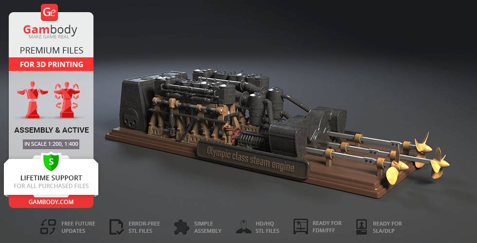 P站图纸印象馆 Gambody 蒸汽机 Gambody 蒸汽机