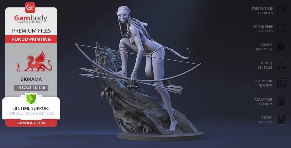 P站图纸印象馆 Gambody 阿凡达 奈蒂莉 Gambody 阿凡达 奈蒂莉