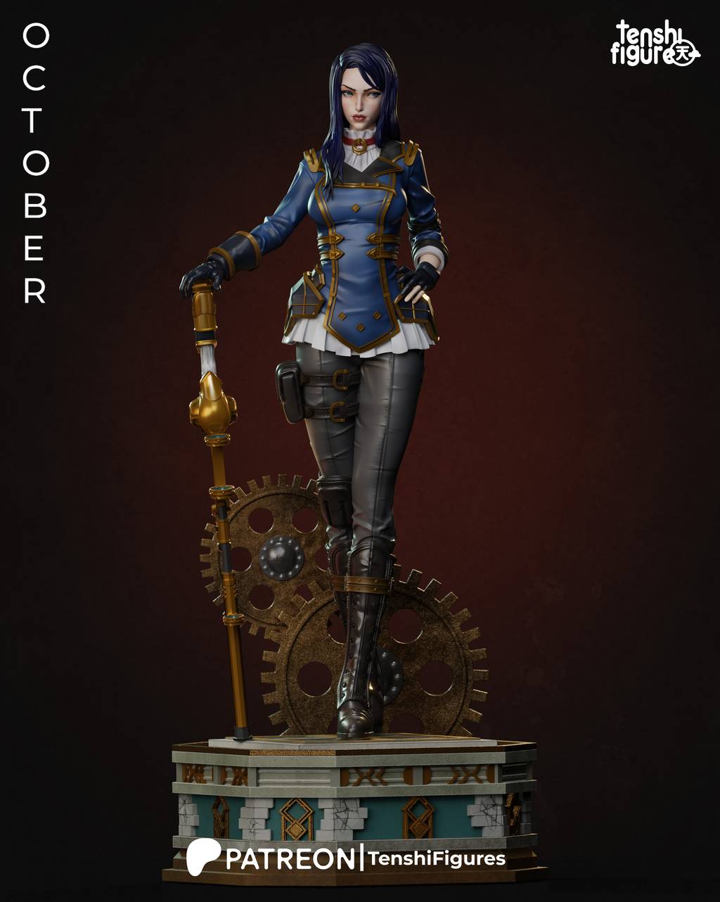 P站图纸印象馆 Tenshi Figures 英雄联盟 凯特琳 Tenshi Figures 英雄联盟 凯特琳