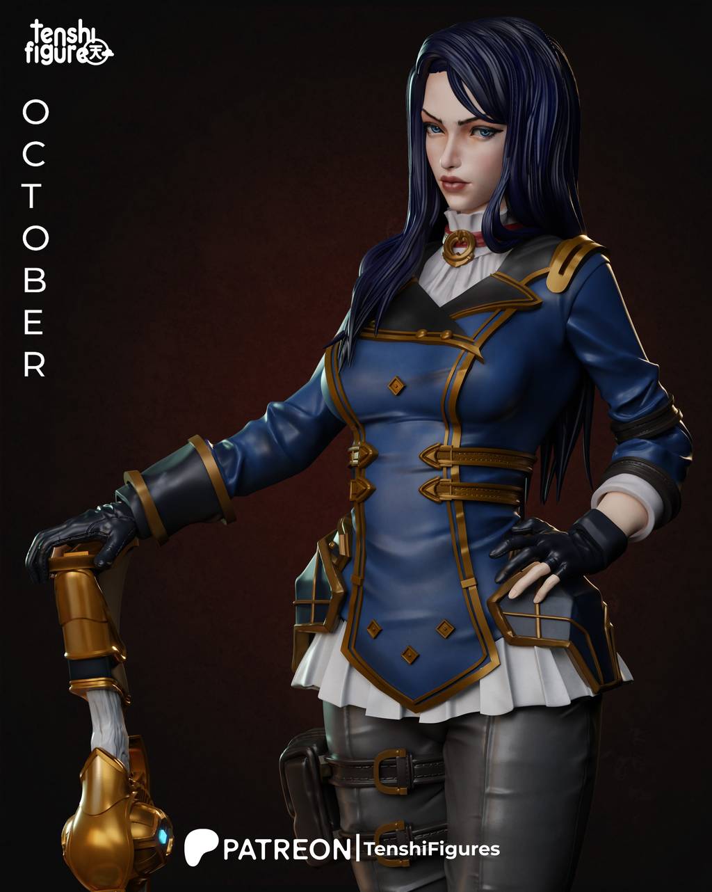 P站图纸印象馆 Tenshi Figures 英雄联盟 凯特琳 Tenshi Figures 英雄联盟 凯特琳