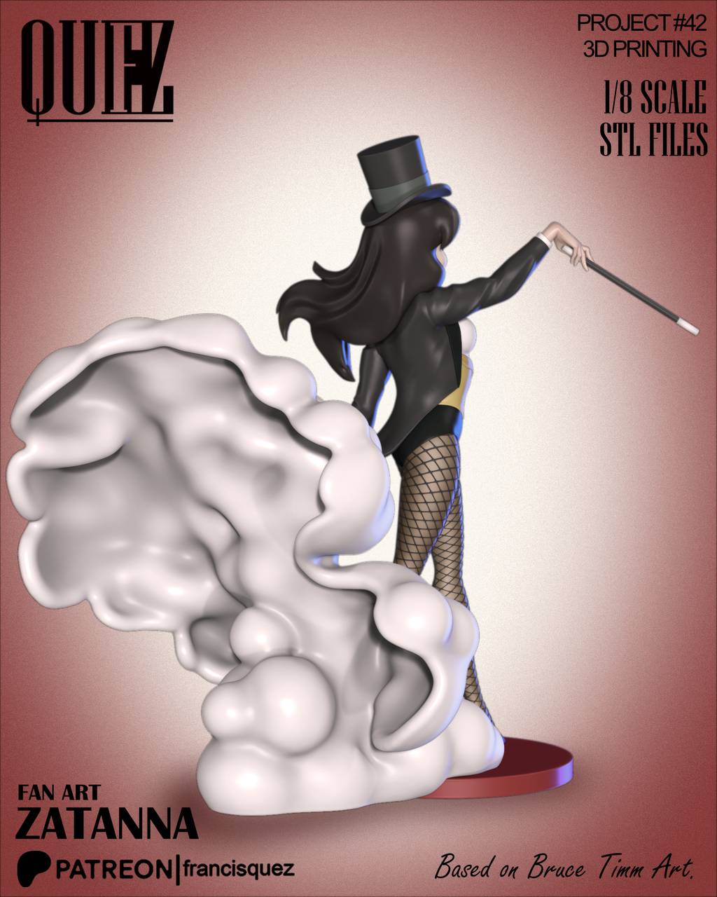 P站图纸印象馆 Francis Quez DC漫画 扎坦娜·扎塔拉 Francis Quez DC漫画 扎坦娜·扎塔拉