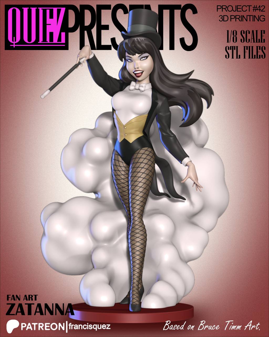 P站图纸印象馆 Francis Quez DC漫画 扎坦娜·扎塔拉 Francis Quez DC漫画 扎坦娜·扎塔拉