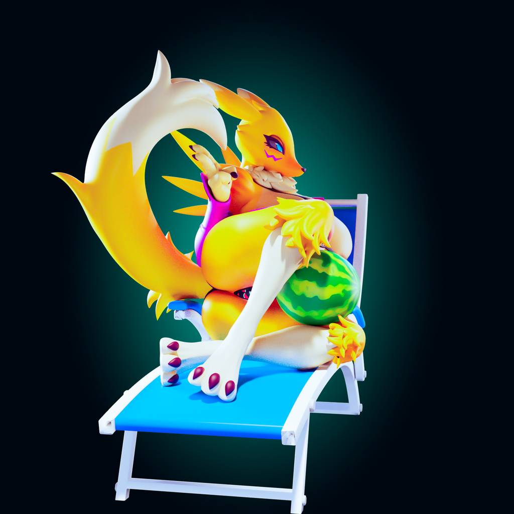 P站图纸印象馆 Officer Rhu 数码宝贝 妖狐兽 Officer Rhu 数码宝贝 妖狐兽