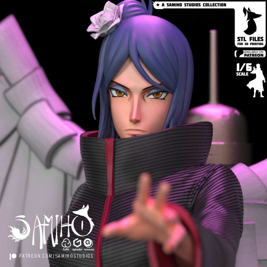 P站图纸印象馆 Samiho 火影忍者 小南 Samiho 火影忍者 小南