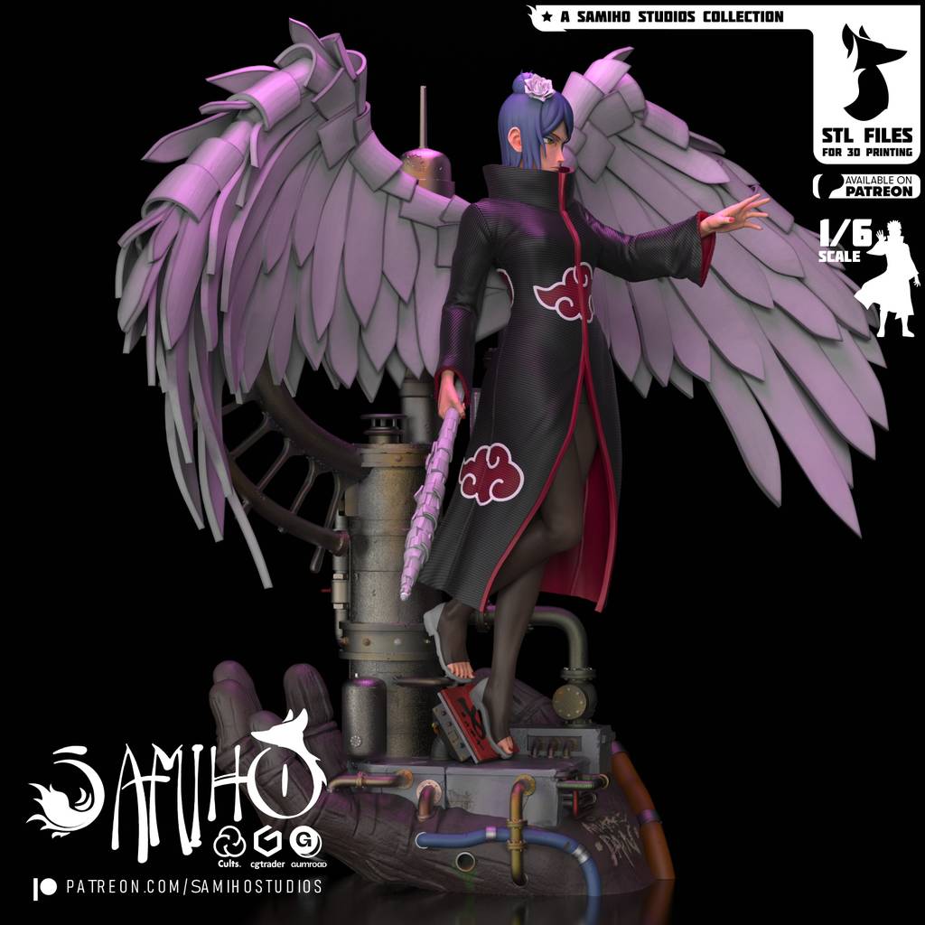 P站图纸印象馆 Samiho 火影忍者 小南 Samiho 火影忍者 小南