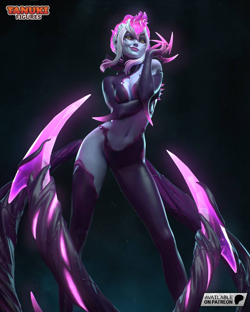 P站图纸印象馆 Tanuki Figures 英雄联盟 伊芙琳 Tanuki Figures 英雄联盟 伊芙琳