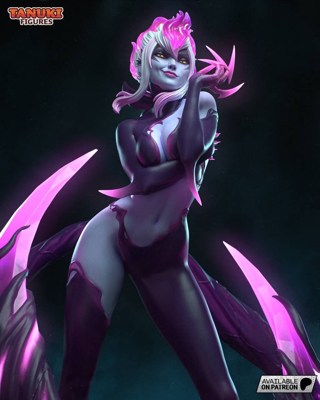 P站图纸印象馆 Tanuki Figures 英雄联盟 伊芙琳 Tanuki Figures 英雄联盟 伊芙琳