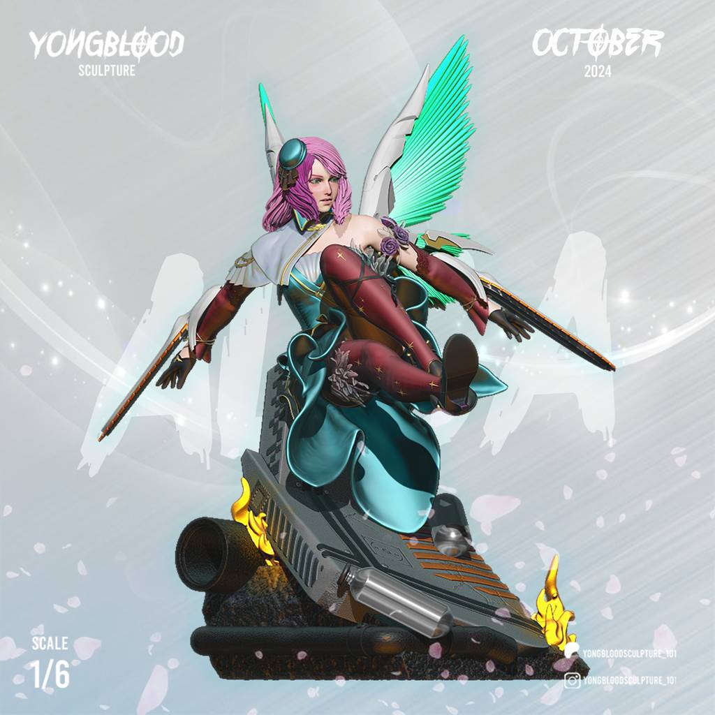 P站图纸印象馆 Yongblood Sculpture 铁拳 阿丽莎·波斯克诺维奇 Yongblood Sculpture 铁拳 阿丽莎·波斯克诺维奇