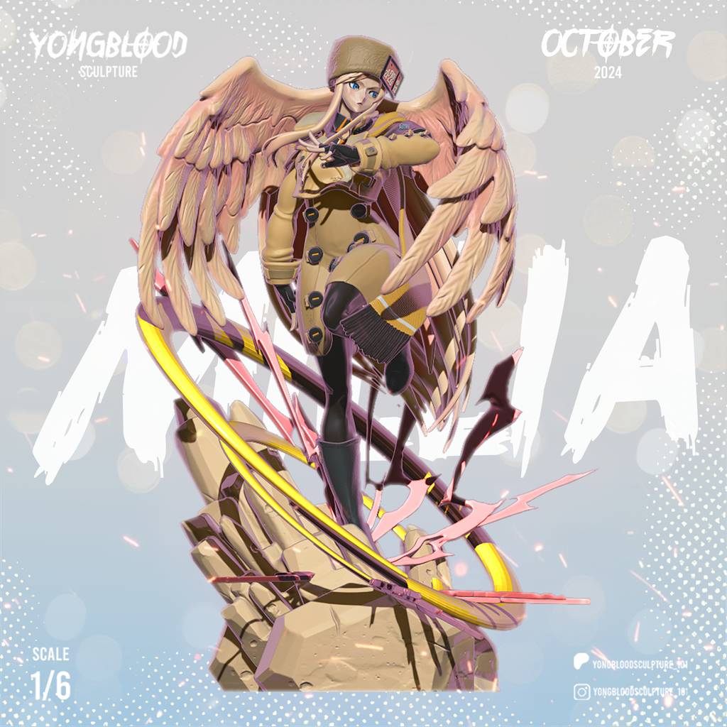 P站图纸印象馆 Yongblood Sculpture 罪恶装备 米莉亚 雷杰 Yongblood Sculpture 罪恶装备 米莉亚 雷杰