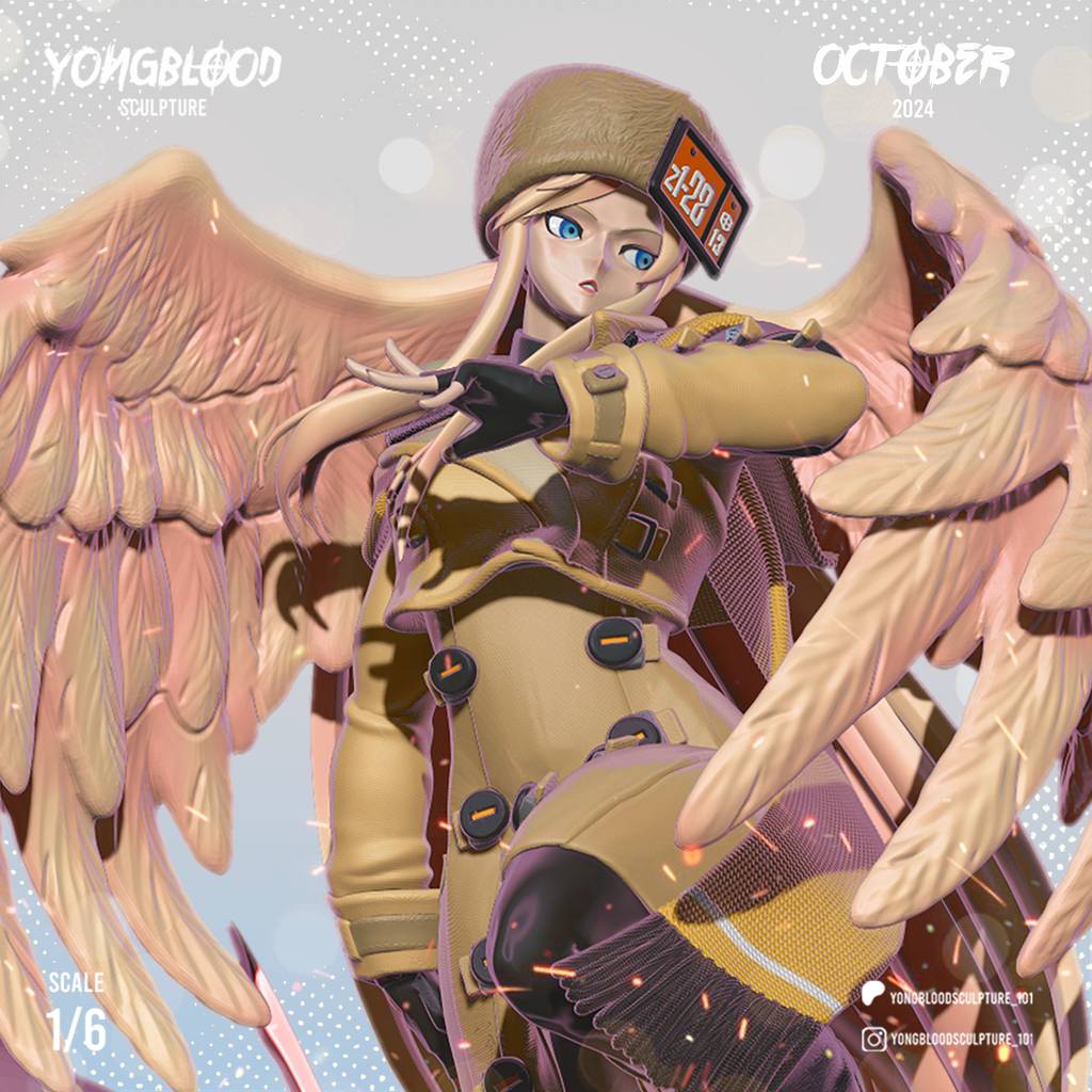 P站图纸印象馆 Yongblood Sculpture 罪恶装备 米莉亚 雷杰 Yongblood Sculpture 罪恶装备 米莉亚 雷杰