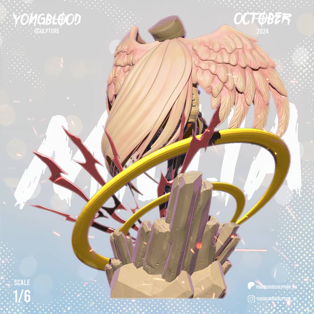 P站图纸印象馆 Yongblood Sculpture 罪恶装备 米莉亚 雷杰 Yongblood Sculpture 罪恶装备 米莉亚 雷杰