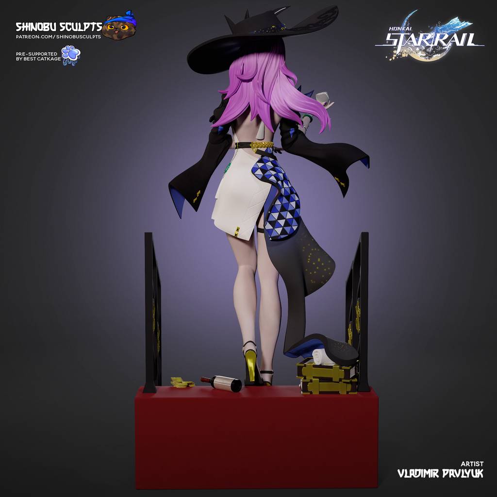 P站图纸印象馆 Shinobu Sculpts 崩坏:星穹铁道 翡翠 Shinobu Sculpts 崩坏:星穹铁道 翡翠