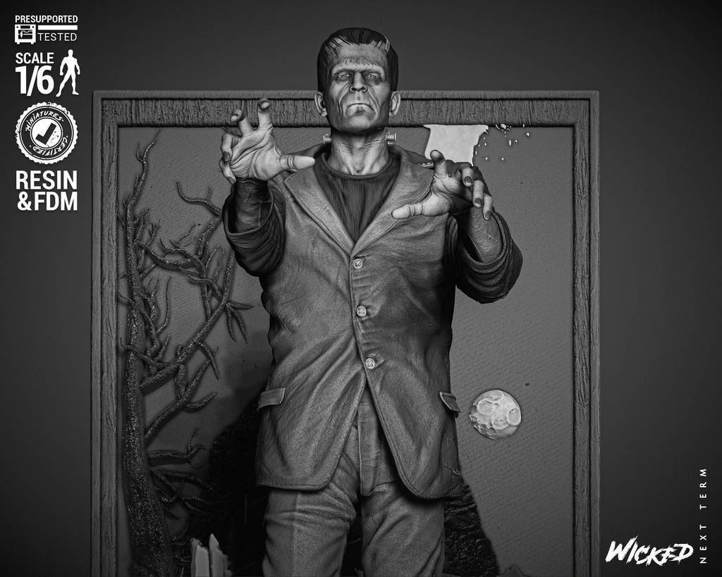 P站图纸印象馆 3DWicked 科学怪人 弗兰肯斯坦 3DWicked 科学怪人 弗兰肯斯坦