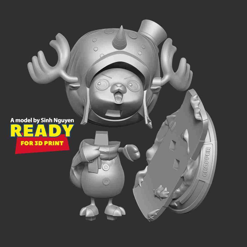 P站图纸印象馆 Sinh Nguyen 航海王 乔巴 Sinh Nguyen 航海王 乔巴