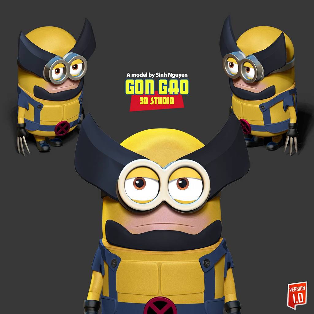 P站图纸印象馆 Sinh Nguyen 金钢狼小黄人 Sinh Nguyen 金钢狼小黄人