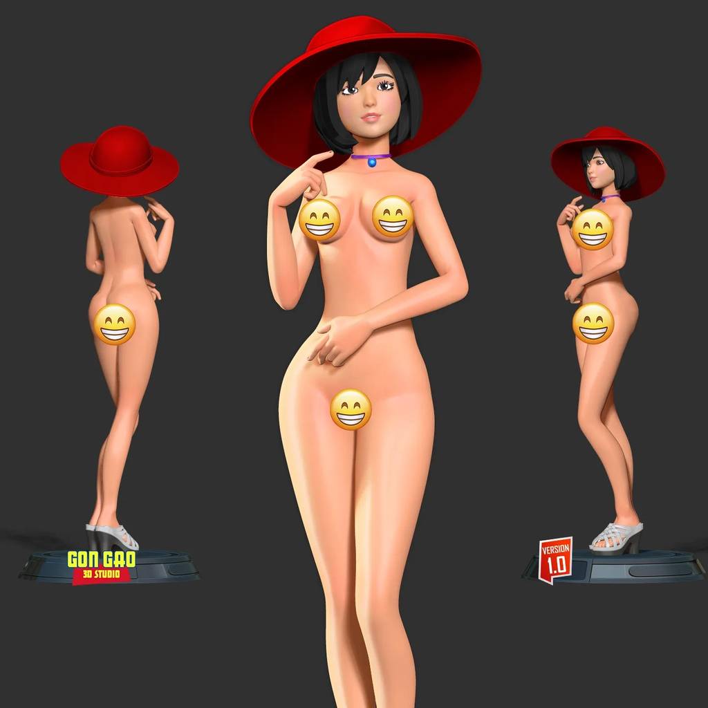 P站图纸印象馆 Sinh Nguyen 戴红帽子的女孩 Sinh Nguyen 戴红帽子的女孩