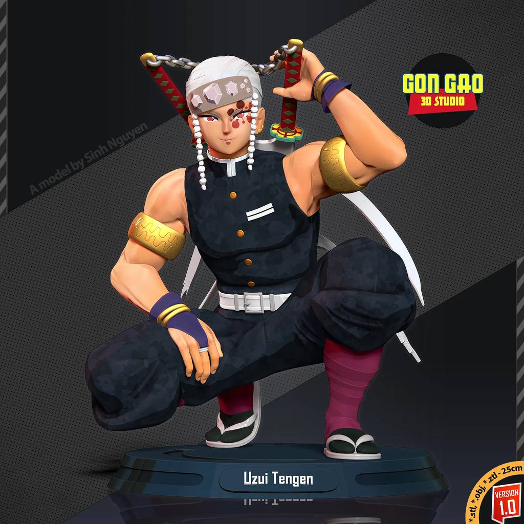 P站图纸印象馆 Sinh Nguyen 鬼灭之刃 宇髓天元 Sinh Nguyen 鬼灭之刃 宇髓天元