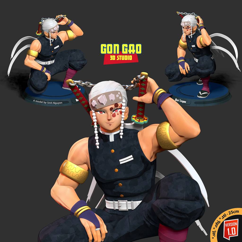 P站图纸印象馆 Sinh Nguyen 鬼灭之刃 宇髓天元 Sinh Nguyen 鬼灭之刃 宇髓天元