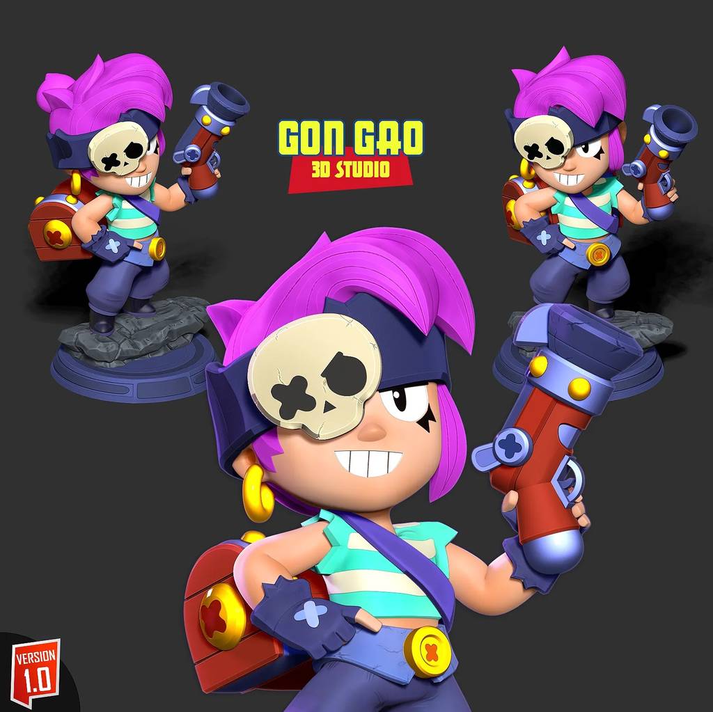 P站图纸印象馆 Sinh Nguyen 荒野乱斗 潘妮 Sinh Nguyen 荒野乱斗 潘妮