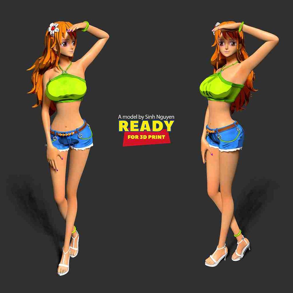 P站图纸印象馆 Sinh Nguyen 海贼王 娜美 Sinh Nguyen 海贼王 娜美